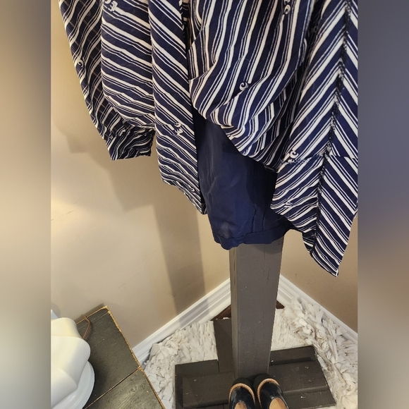 Striped Navy ERGE Dress Size 12 - Picture 5 of 15